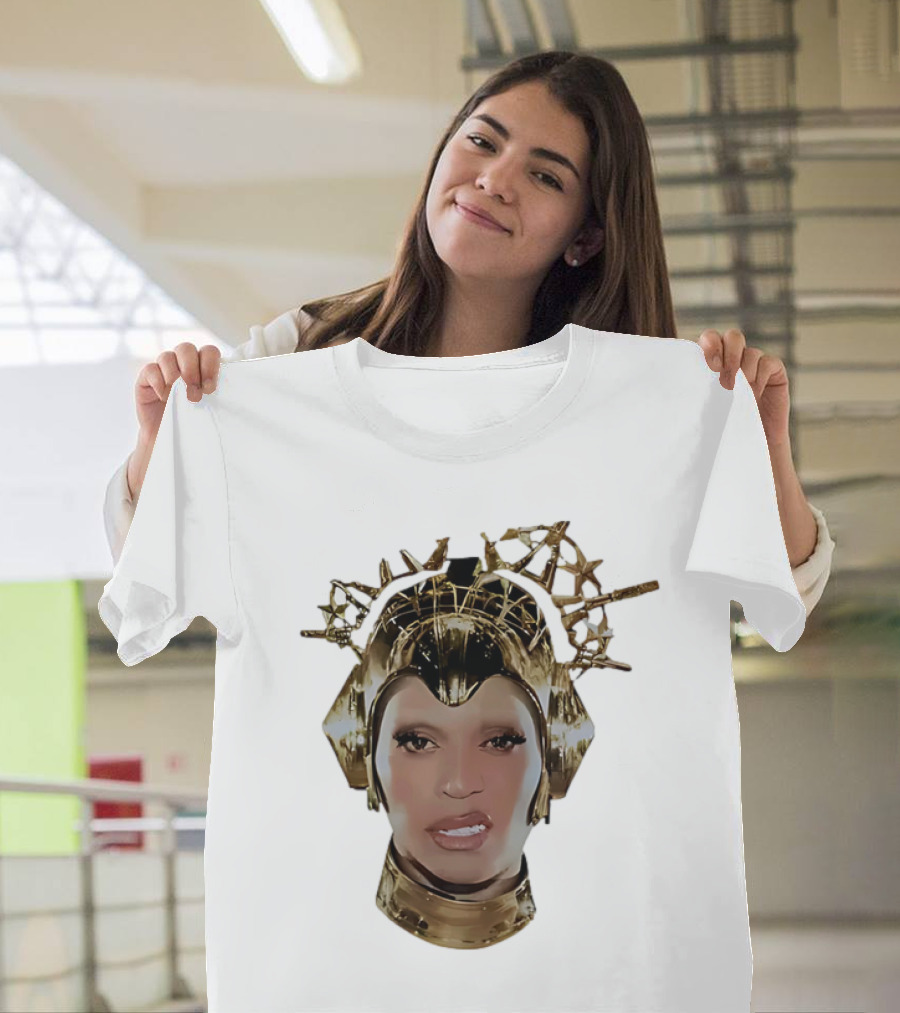 Beyoncé Cowboy Carter Bigface Metallic Headpiece T-Shirt