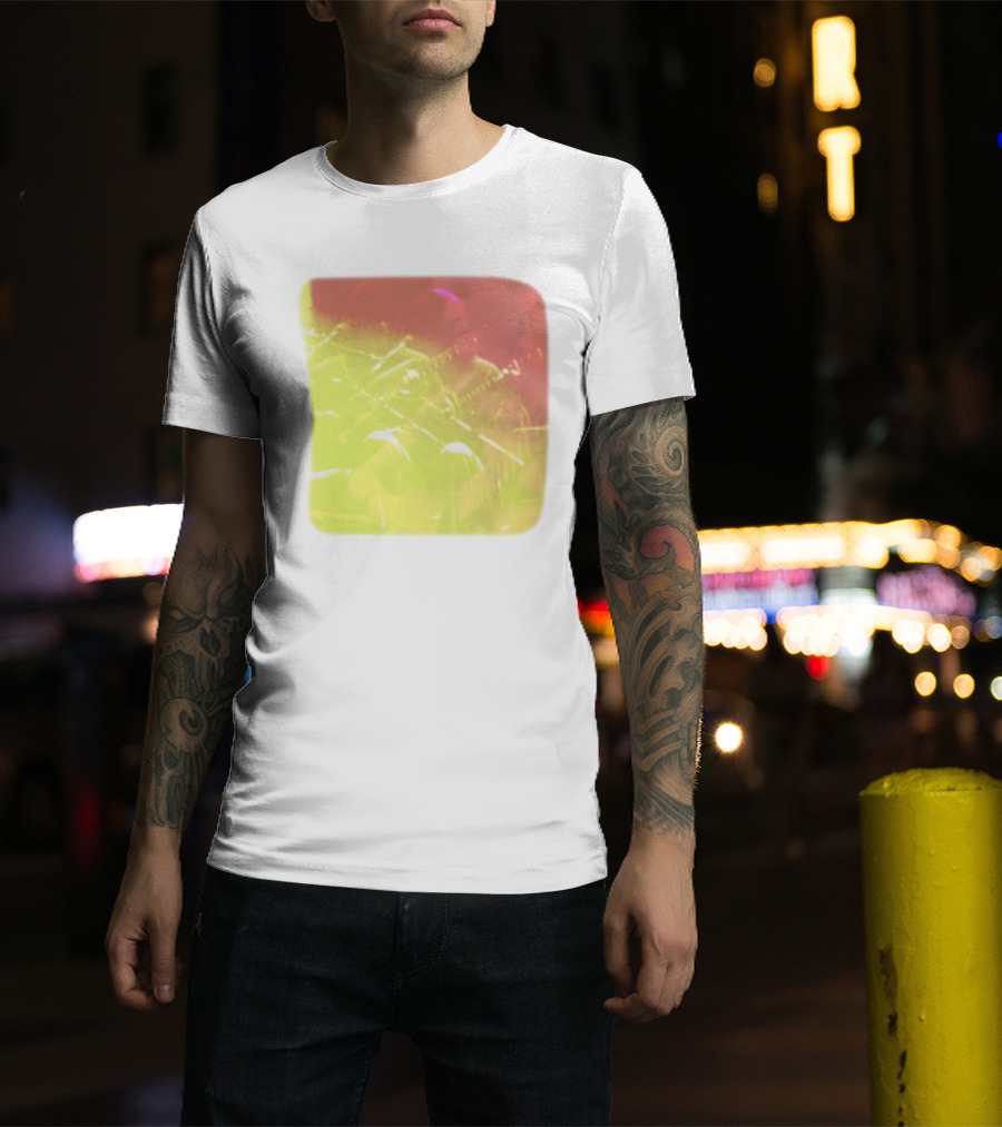 Big Thief Live At Revolution Hal Multicolored Guitar Overlay T-Shirt
