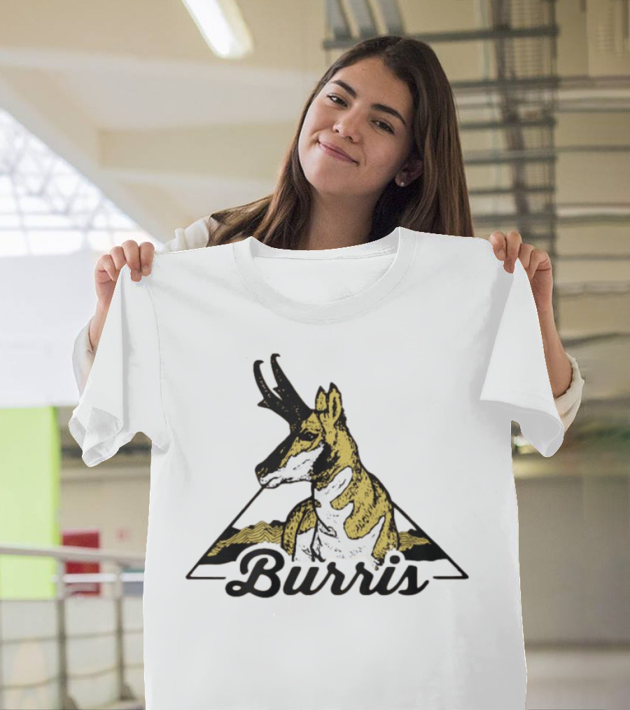 Burris 24 Antelope Triangle Retro Graphic T-Shirt