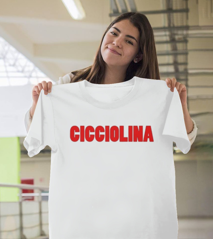 Erika Vikman Cicciolina Red Bold Statement T-Shirt