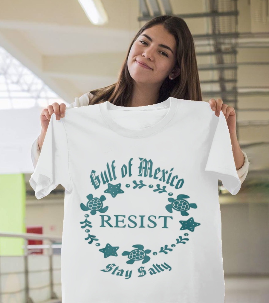 Gulf of Mexico Resist Stay Salty Turtle T-Shirt