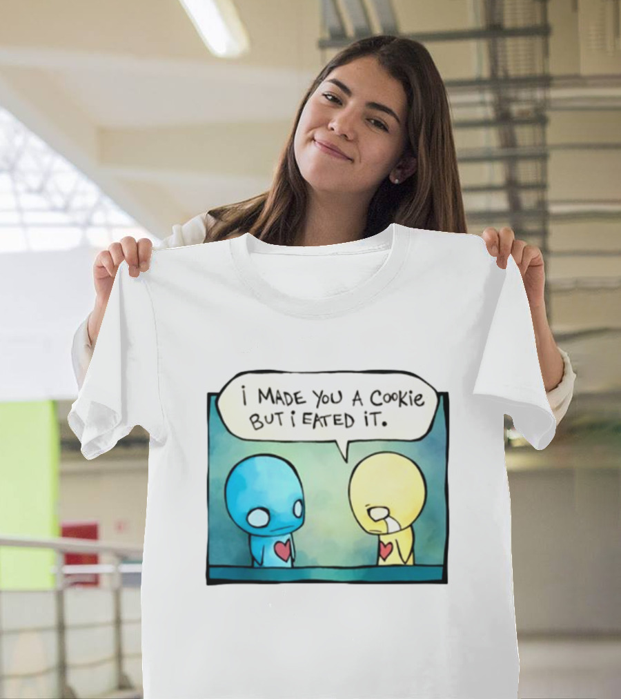 Hot Topic Pon and Zi Comic I Made You a Cookie But I Eated It T-Shirt