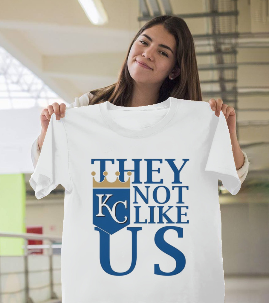 They Not Like Us KC Royals Crown Icon T-Shirt