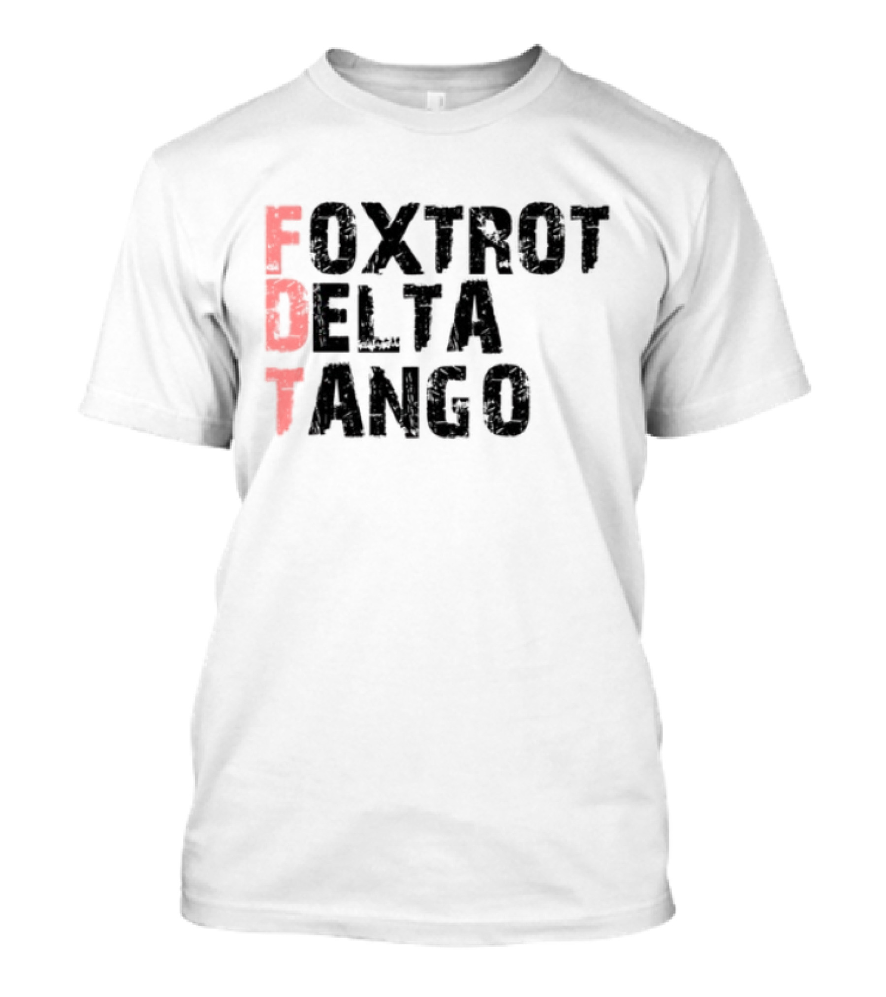 Peter Shankman Foxtrot Delta Tango FDT Red Letters T-Shirt