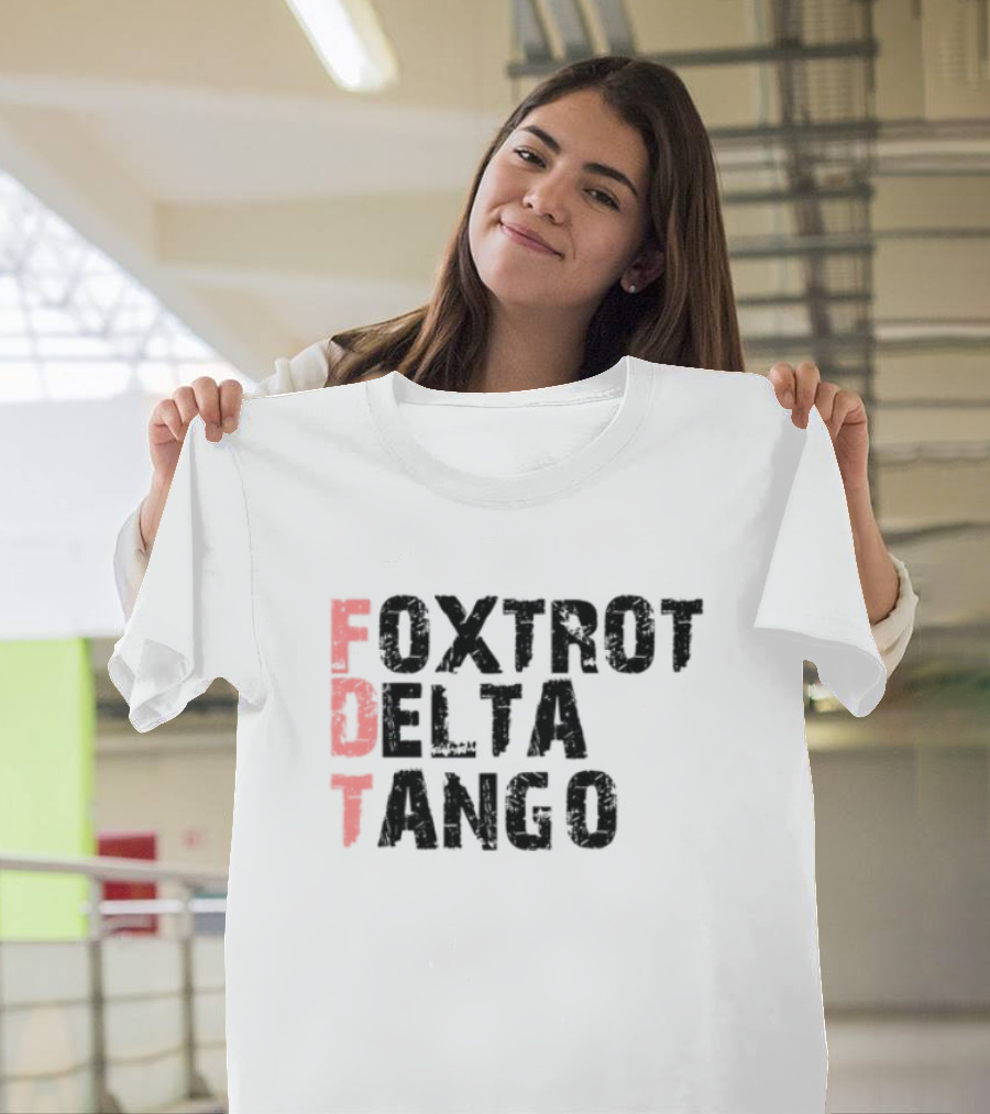 Peter Shankman Foxtrot Delta Tango FDT Red Letters T-Shirt