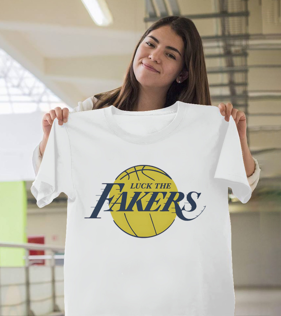 Luck the Fakers Los Angeles Basketball Parody T-Shirt