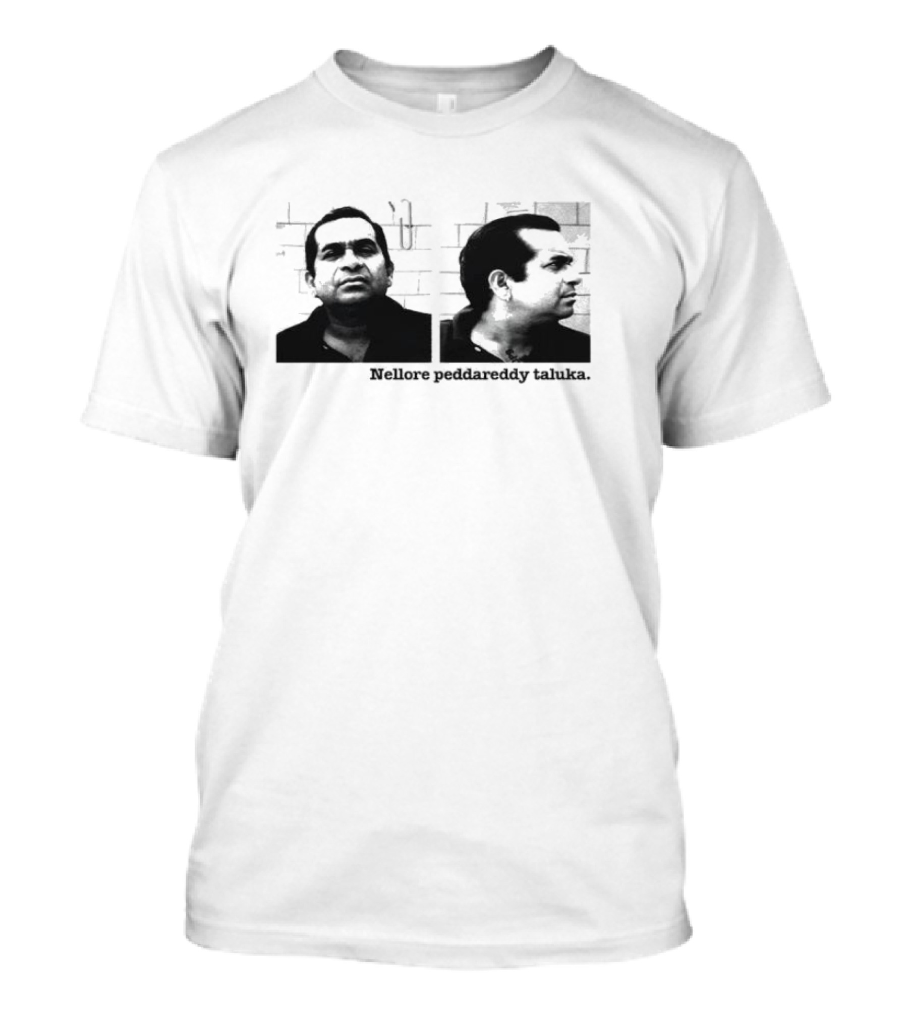 Nellore Pedda Reddy Taluka Vintage Photo Design T-Shirt