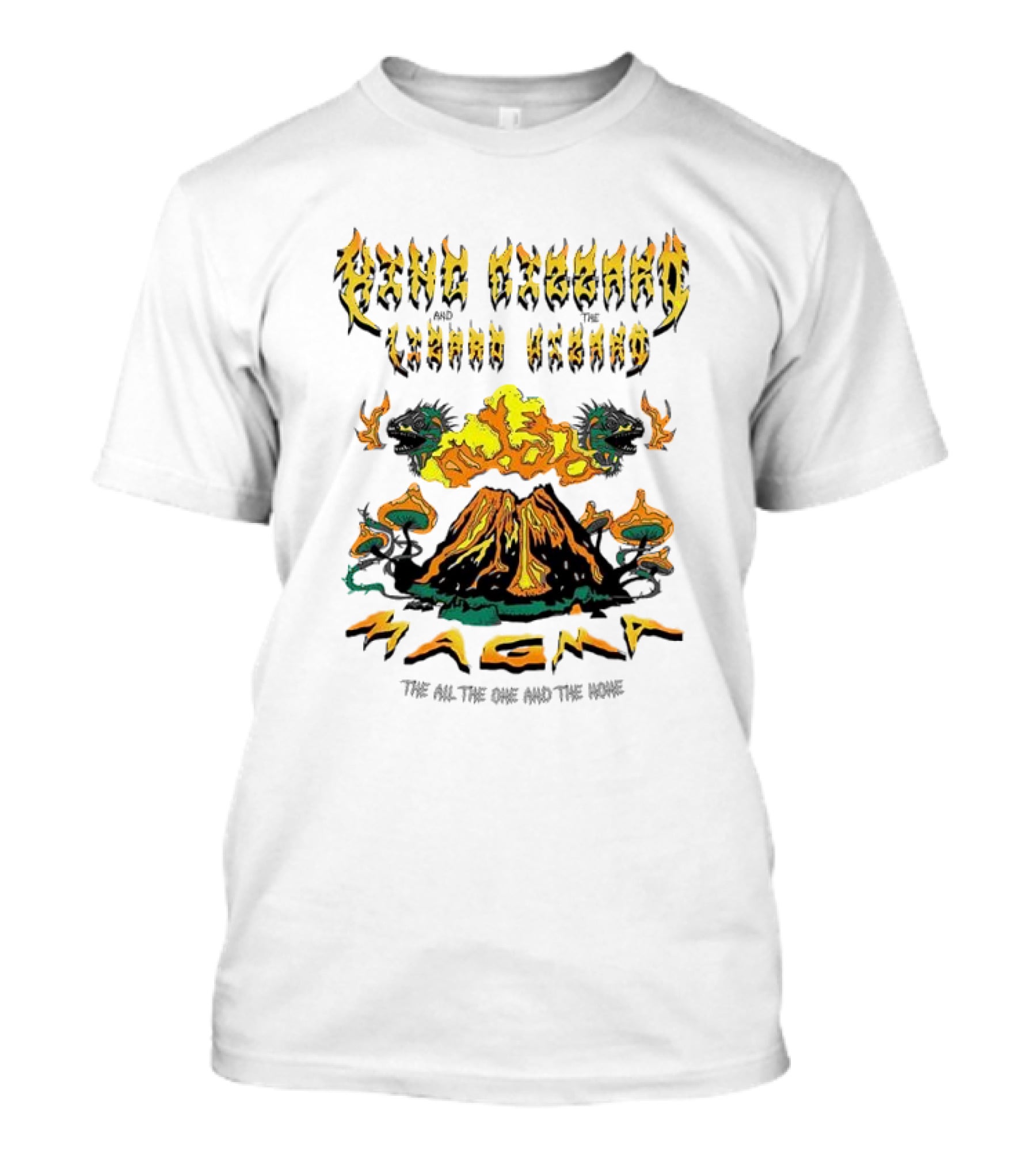 King Gizzard Lizard Wizard Magma Volcanic Imagery T-Shirt