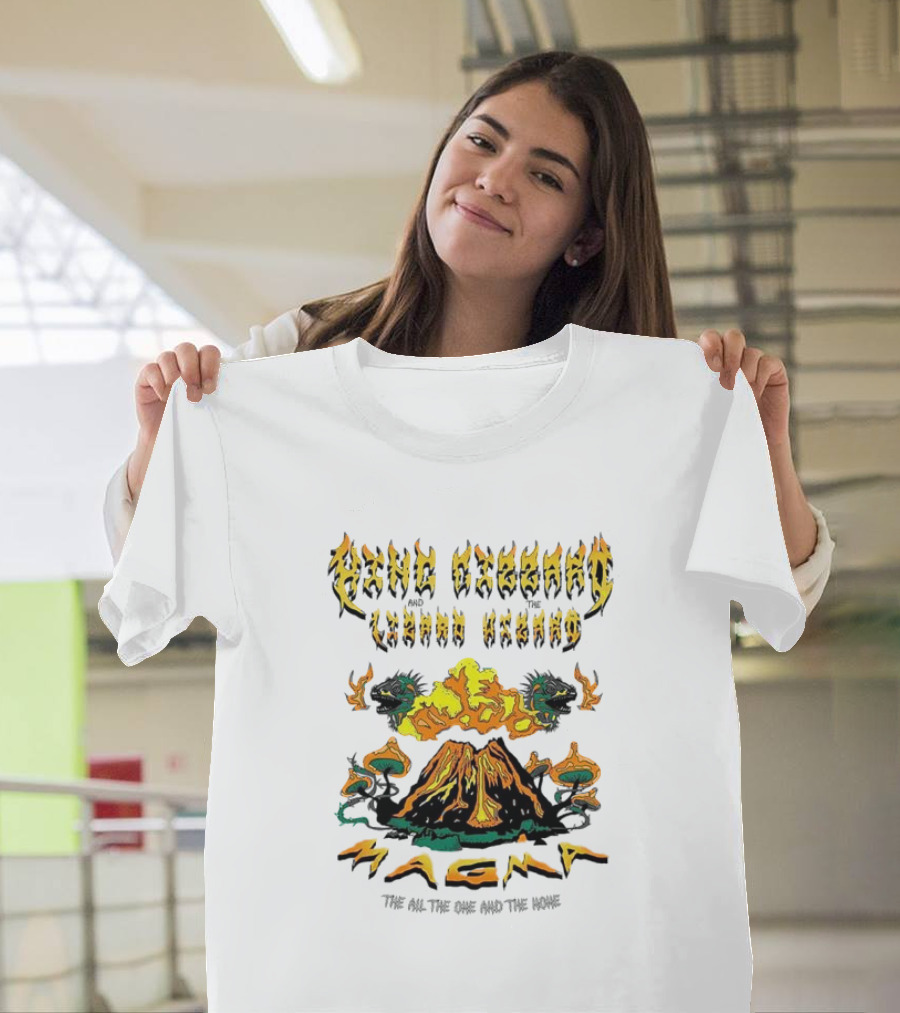 King Gizzard Lizard Wizard Magma Volcanic Imagery T-Shirt