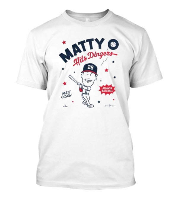 Matty O Hits Dingers Matt Olson Atlanta 28 T-Shirt