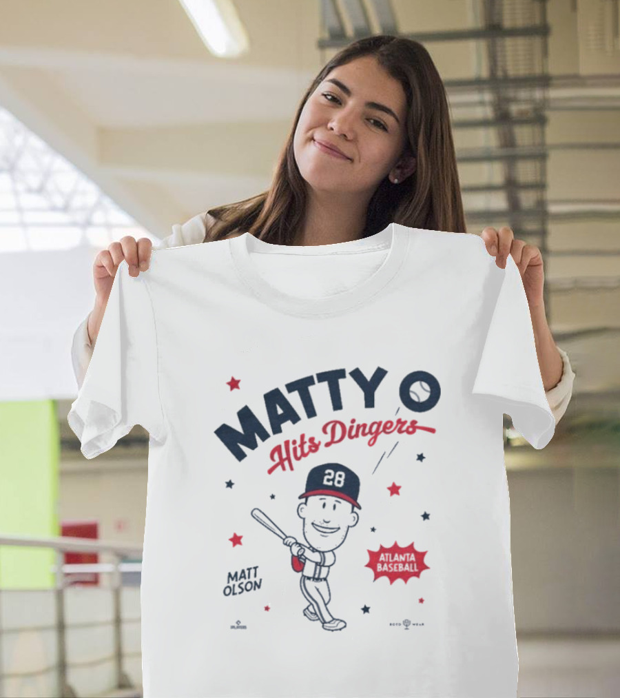 Matty O Hits Dingers Matt Olson Atlanta 28 T-Shirt