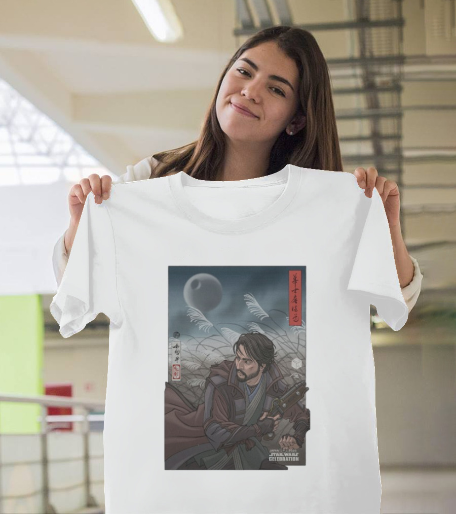 Japan 2025 Star Wars Celebration Cassian Andor Badge Art Final Reveal T-Shirt