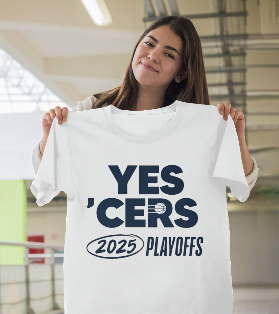 YES 'CERS 2025 NBA Playoffs Basketball T-Shirt