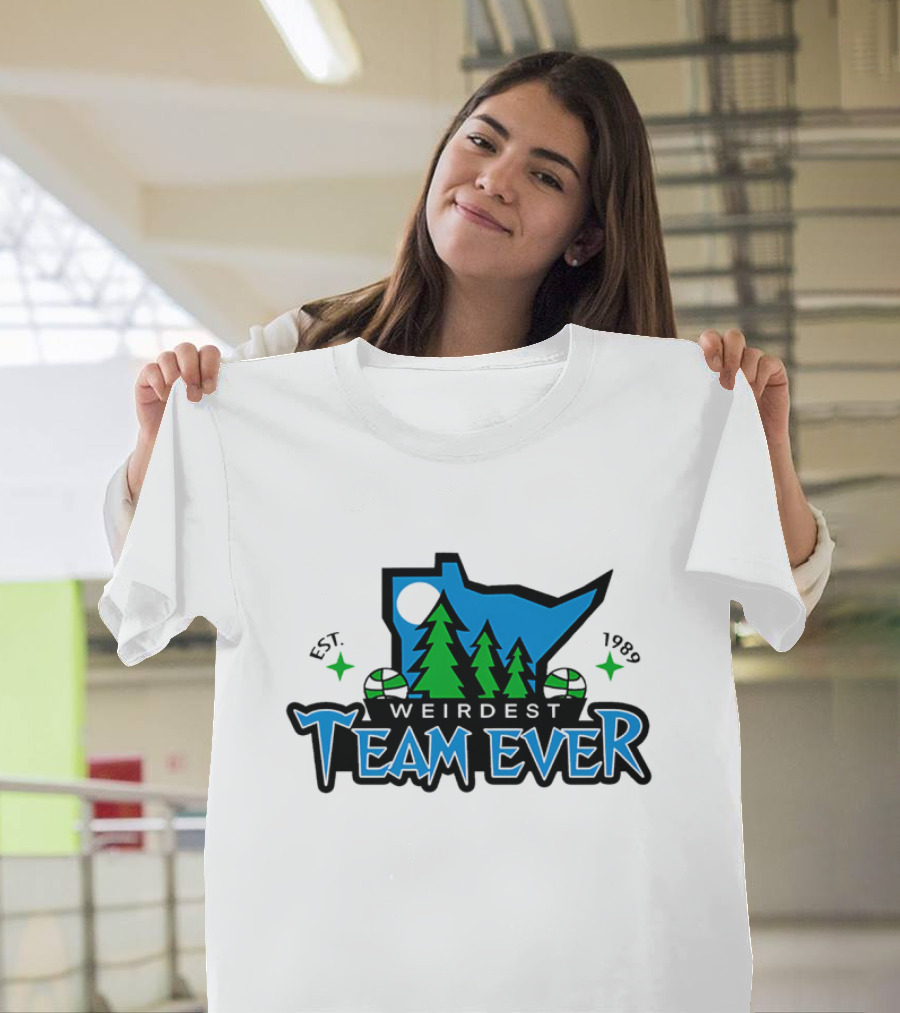 Weirdest Team Ever Forest Trees Established 1989 T-Shirt