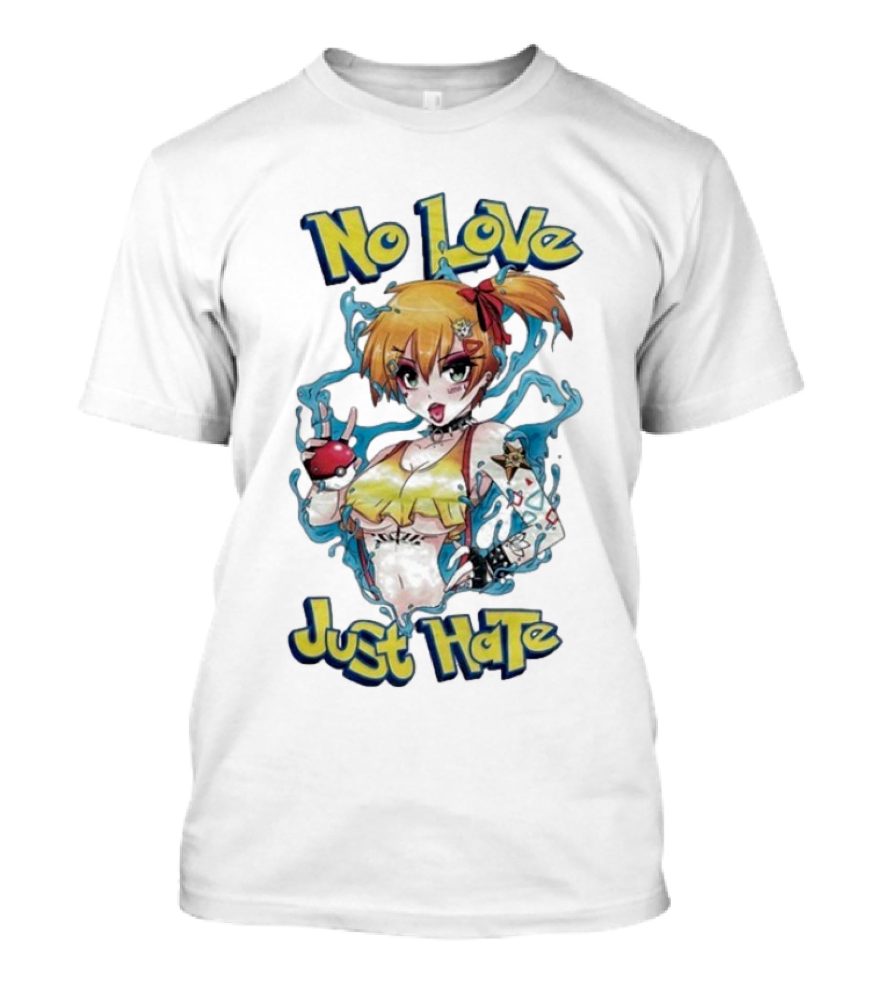 Within Destruction No Love Just Hate Pokemon T-Shirt