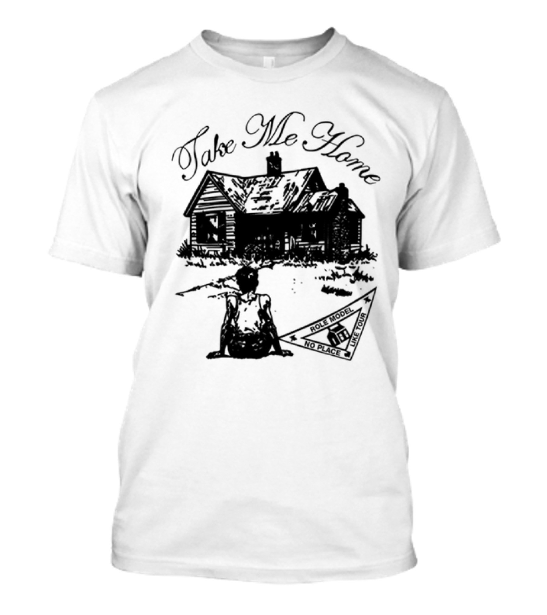 Take Me Home Country Roads Camping Adventure Scene T-Shirt