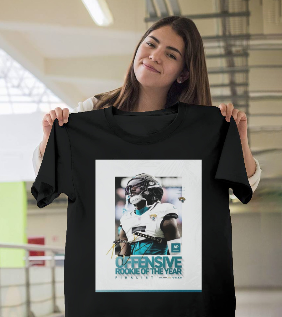 Jacksonville Jaguars Brian Thomas AP Offensive Rookie of the Year Finalist Signature T-Shirt