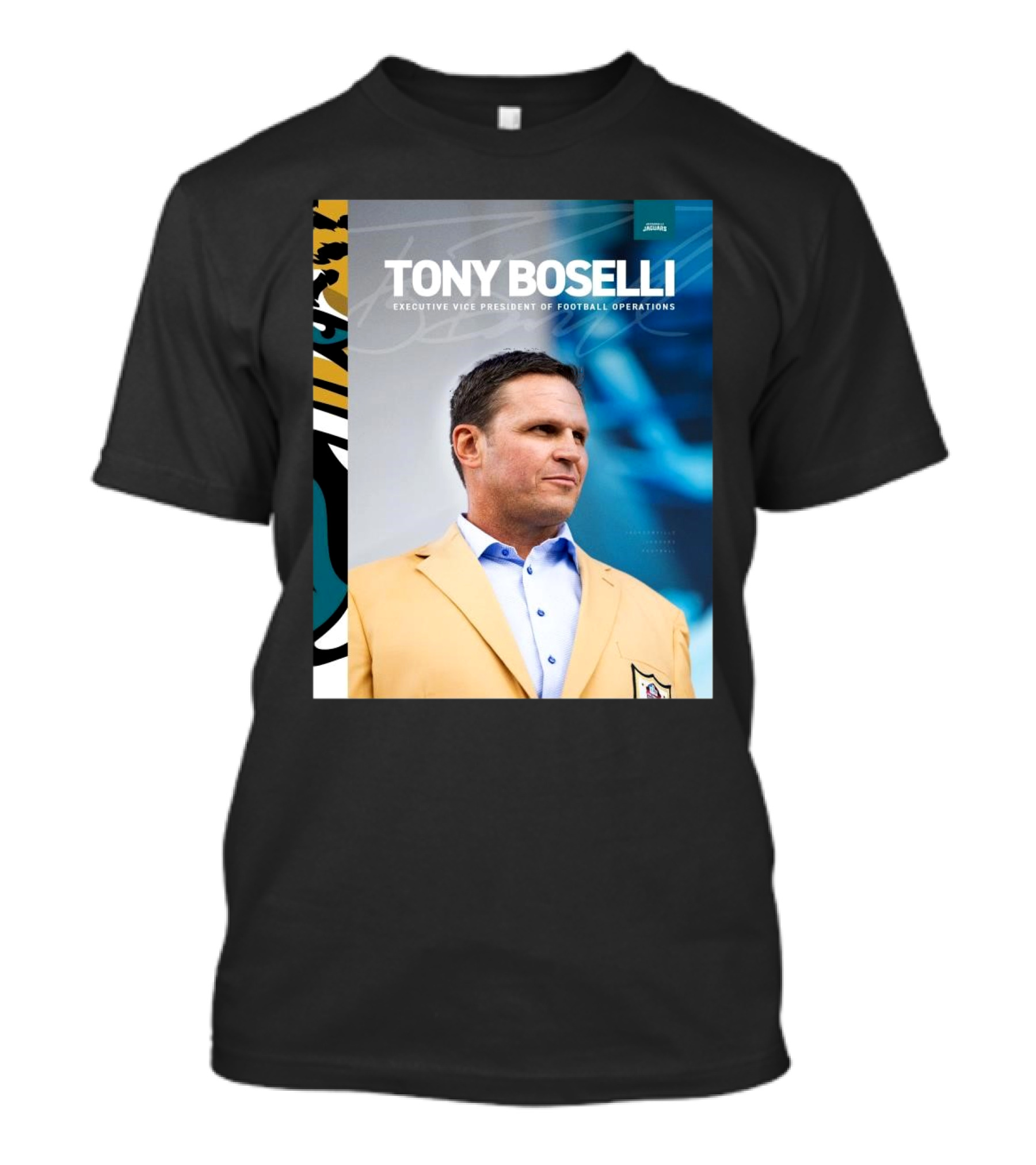Jacksonville Jaguars Tony Boselli Executive Vice President Of Football Operations T-Shirt
