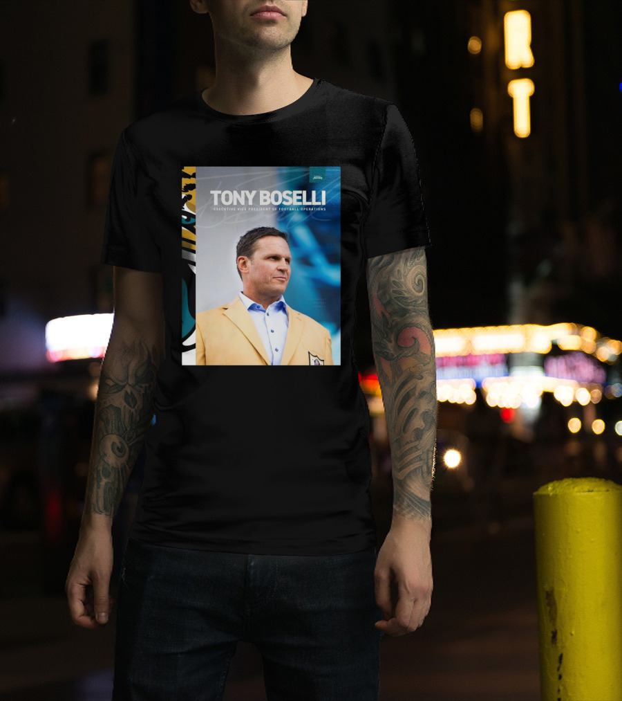 Jacksonville Jaguars Tony Boselli Executive Vice President Of Football Operations T-Shirt