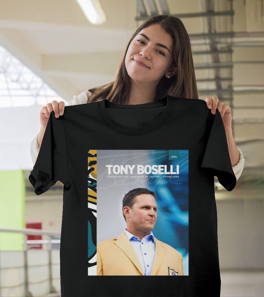 Jacksonville Jaguars Tony Boselli Executive Vice President Of Football Operations T-Shirt