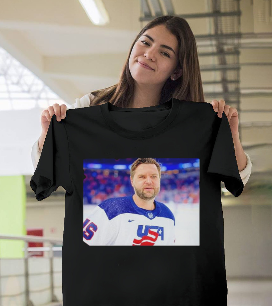 JD Vance USA Hockey 4 Nations Face-Off Winning Games T-Shirt