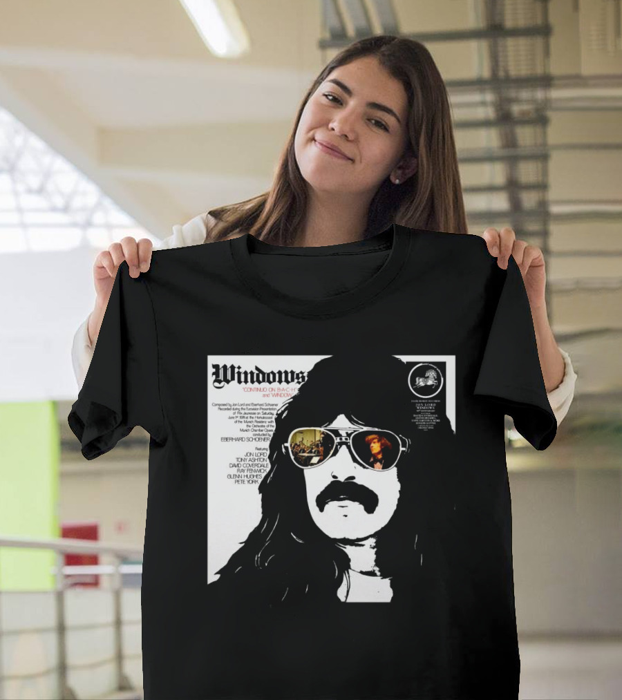 Windows Jon Lord Continuo On Bach Featuring Tony Ashton David Coverdale 16th May 2025 T-Shirt