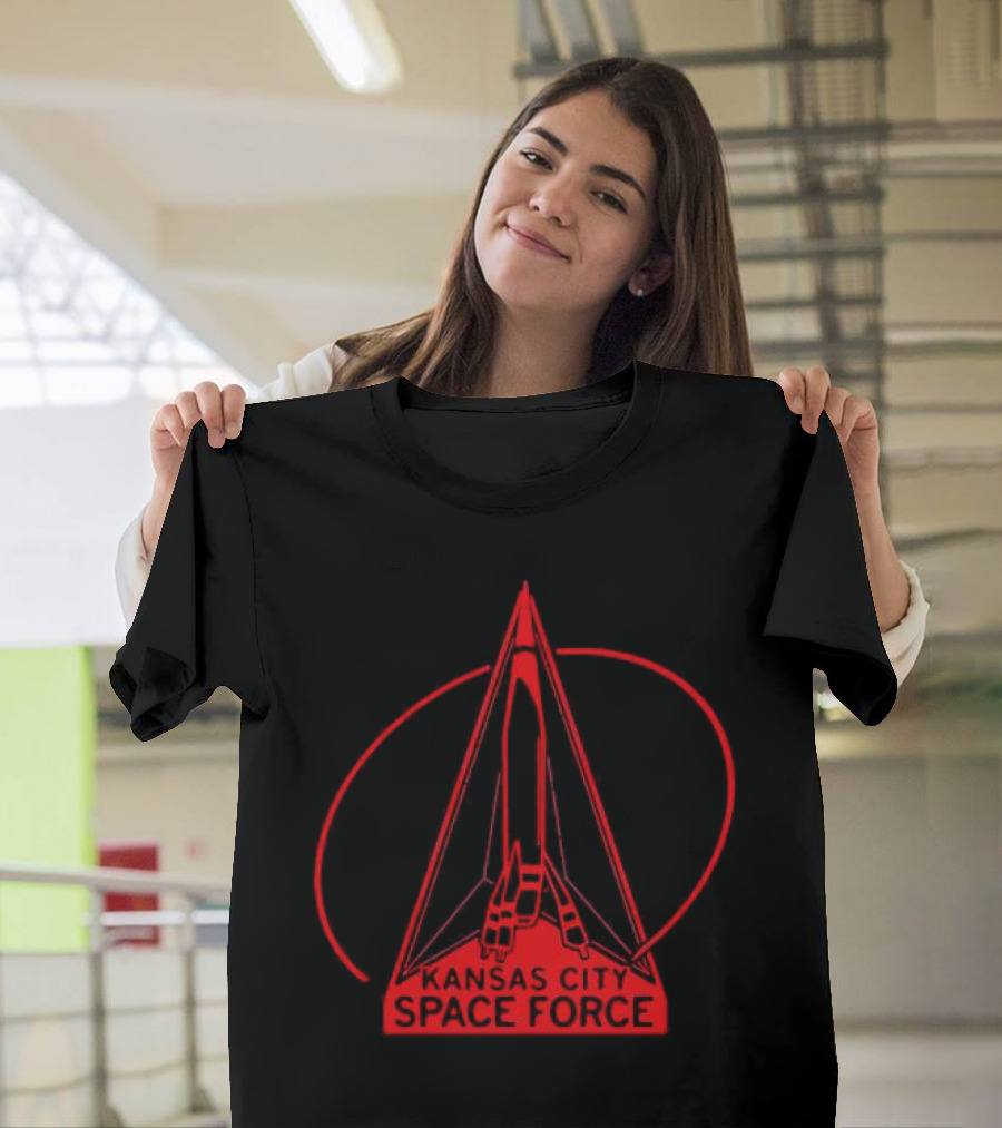 Kansas City Space Force Rocket Emblem T-Shirt
