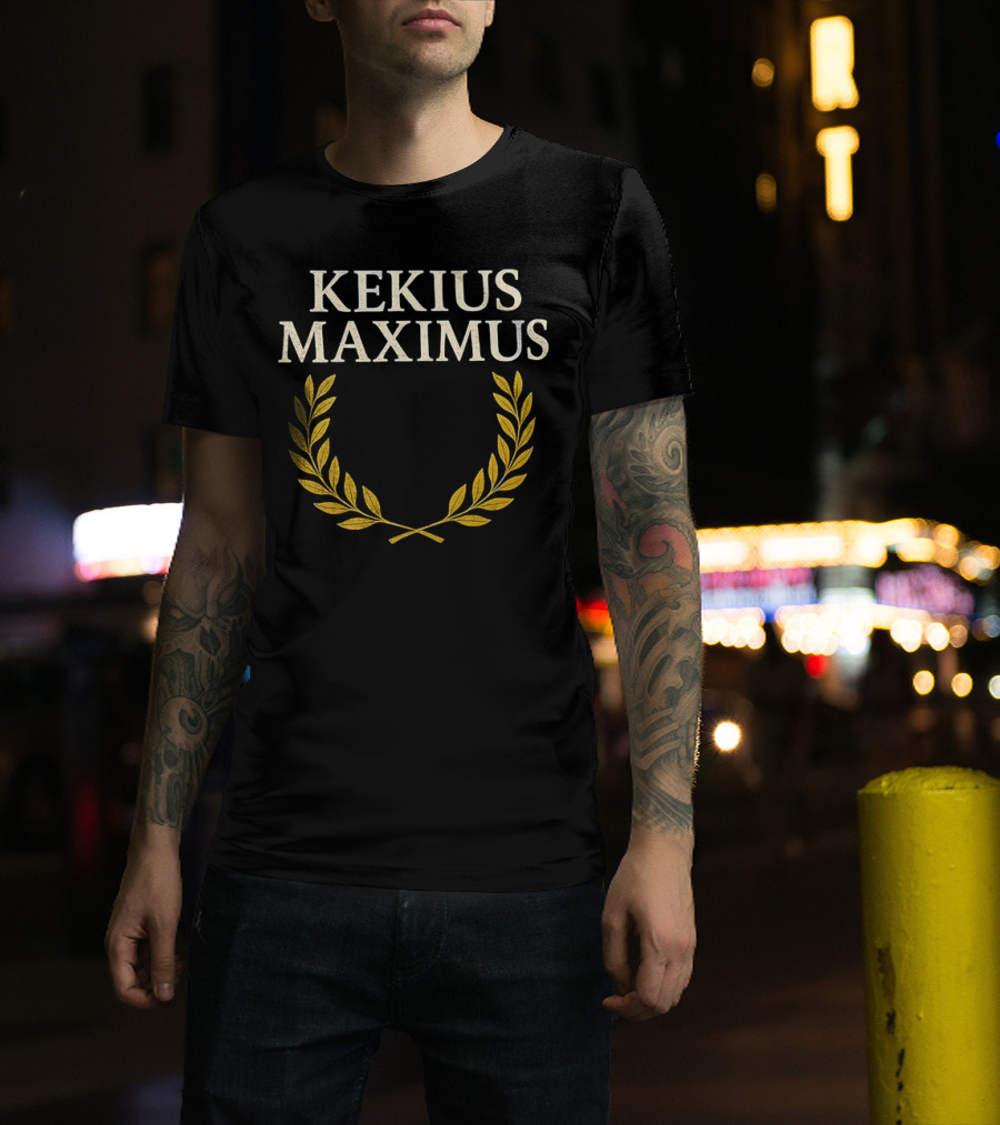 Kekius Maximus Laurel Wreath Emblem T-Shirt