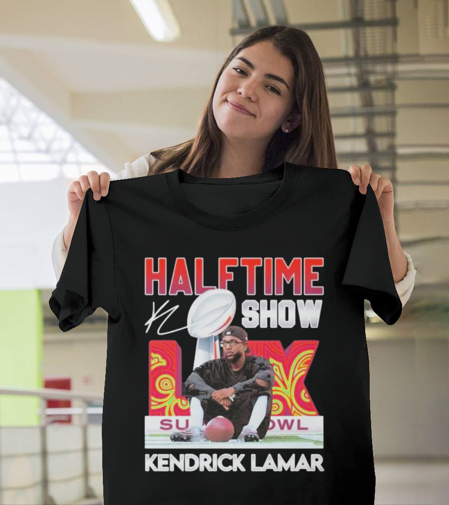 Kendrick Lamar Halftime Show Super Bowl LIX Football T-Shirt