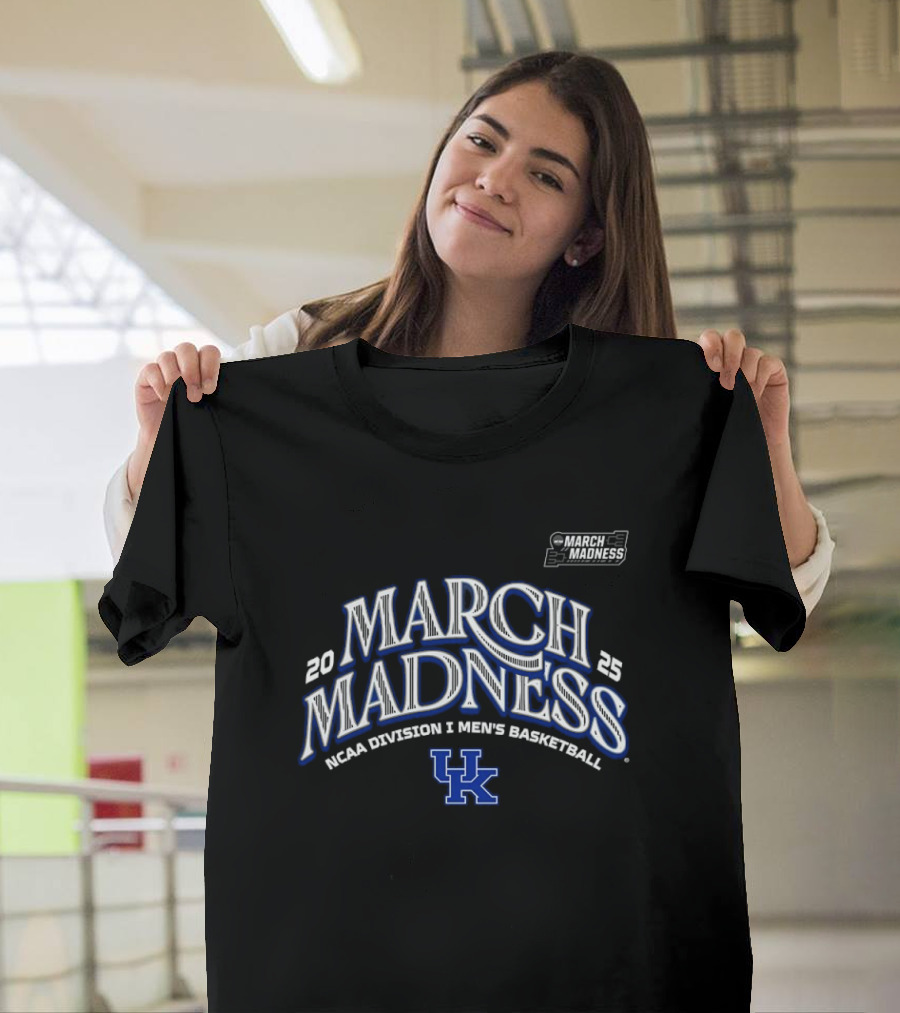 NCAA Division I Kentucky Men's Basketball 2025 March Madness T-Shirt
