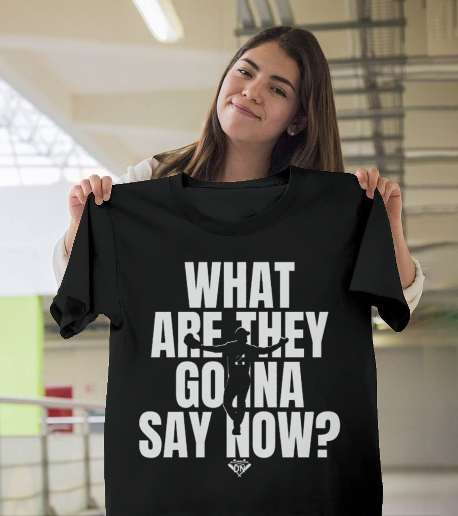Los Angeles Dodgers What Are They Gonna Say Now Player Silhouette T-Shirt