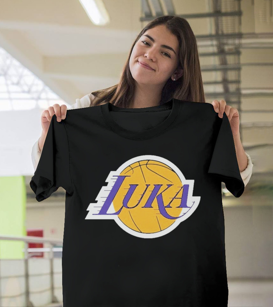 Luka Los Angeles Showtime Basketball-Inspired T-Shirt
