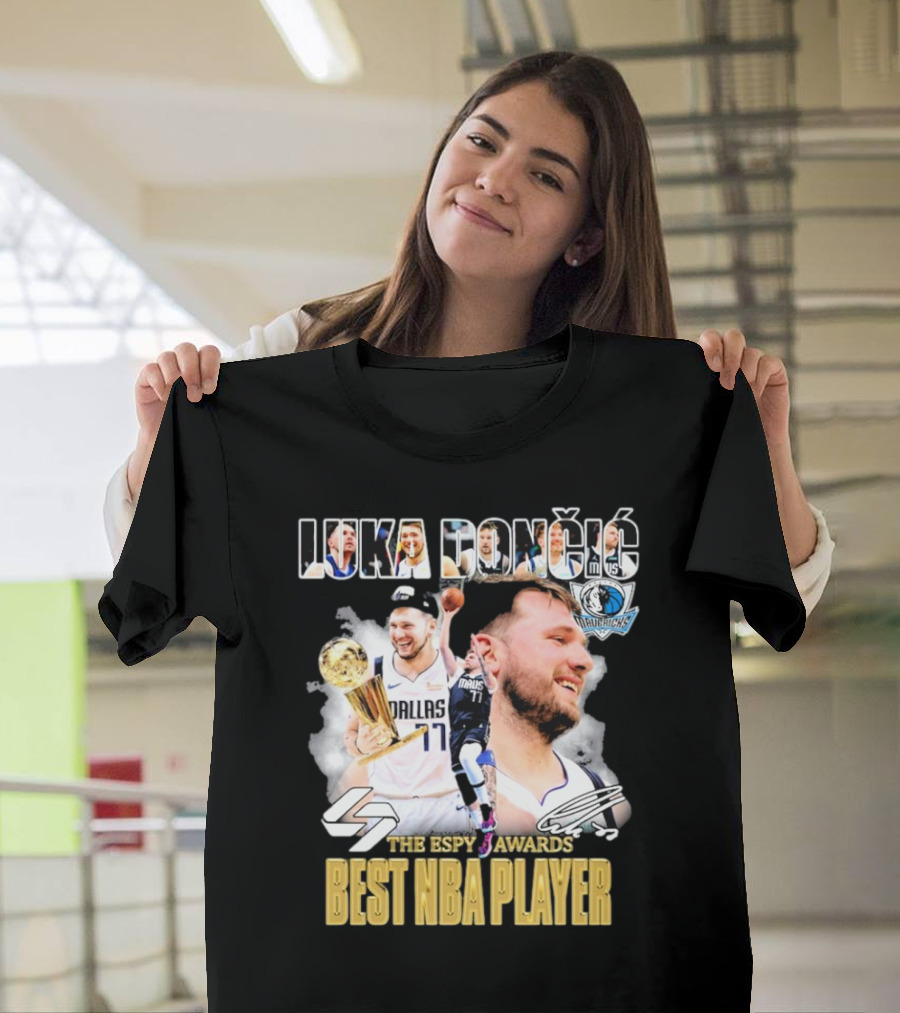 Luka Doncic Dallas Mavericks The Espy Awards Best NBA Player T-Shirt