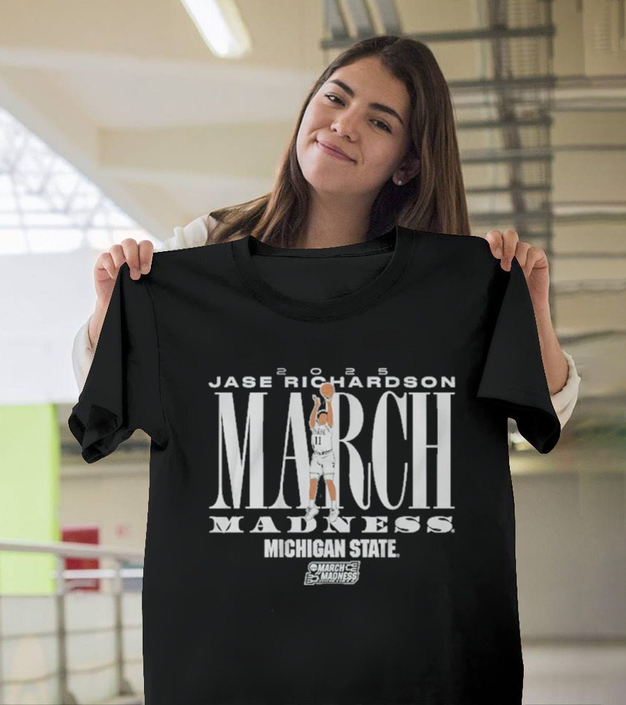 Jase Richardson Michigan State March Madness Basketball T-Shirt