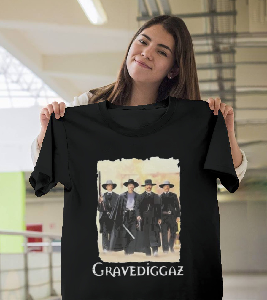 Methsyndicate Gravediggaz Tombstone Western Gunslingers T-Shirt