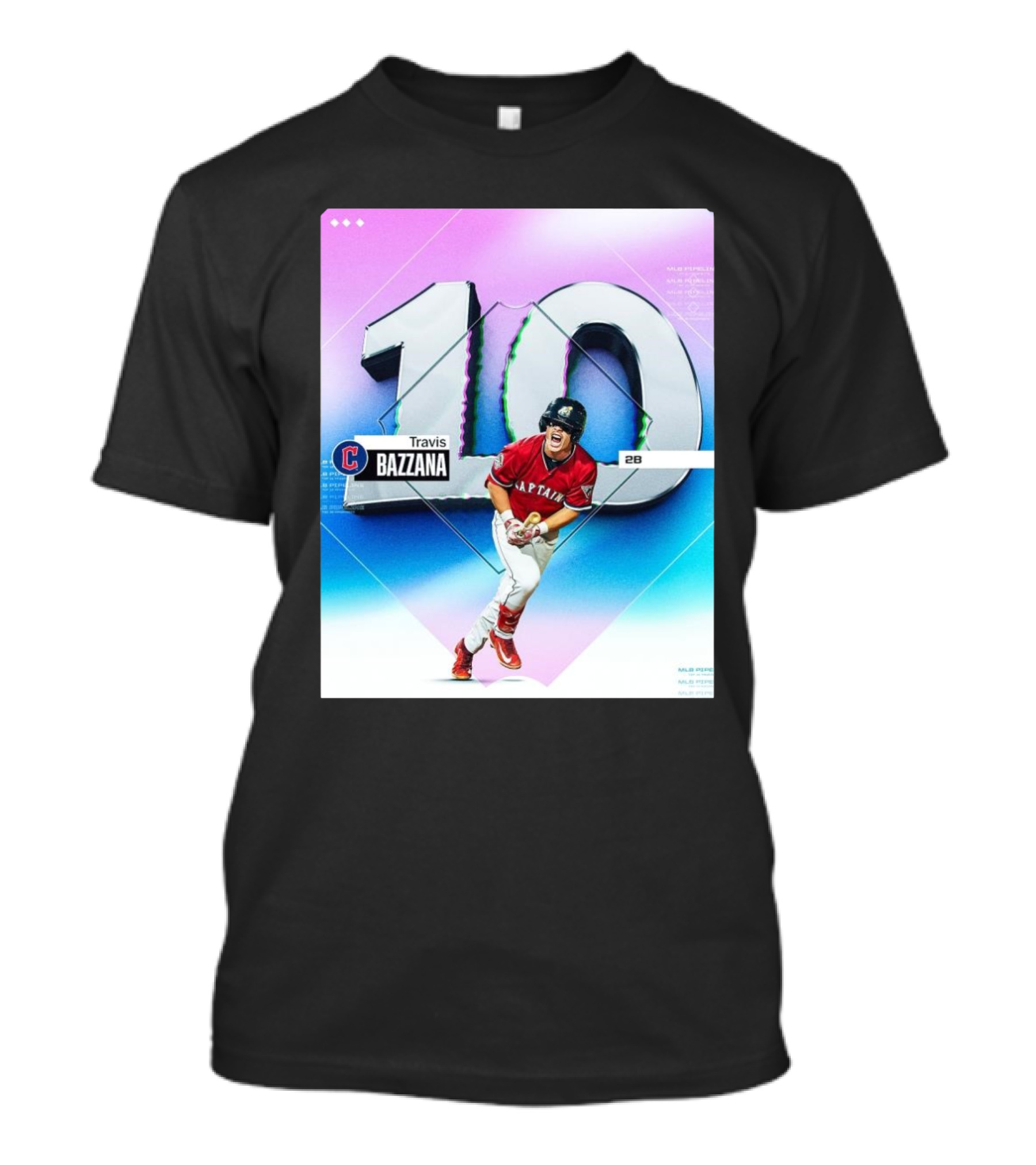 MLB Travis Bazzana Cleveland Guardians Top 10 Prospects T-Shirt