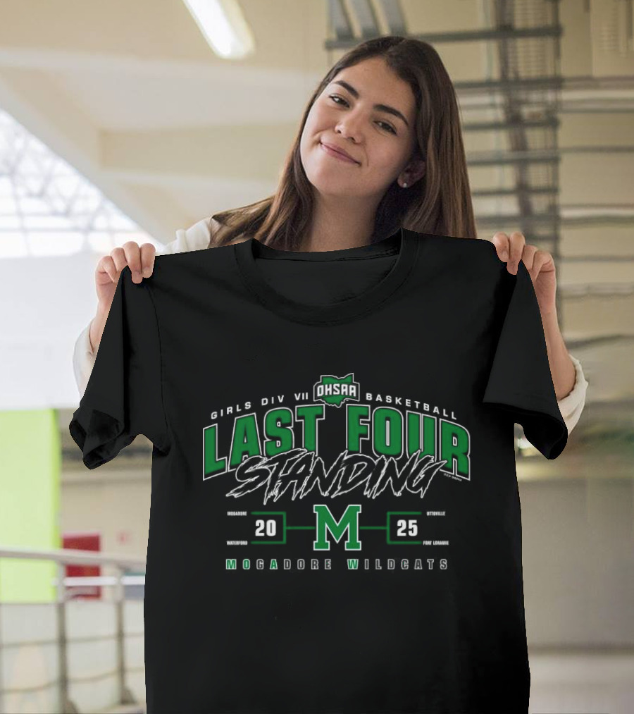 Mogadore Wildcats 2025 OHSAA Girls Division VII Basketball Last Four Standing M T-Shirt