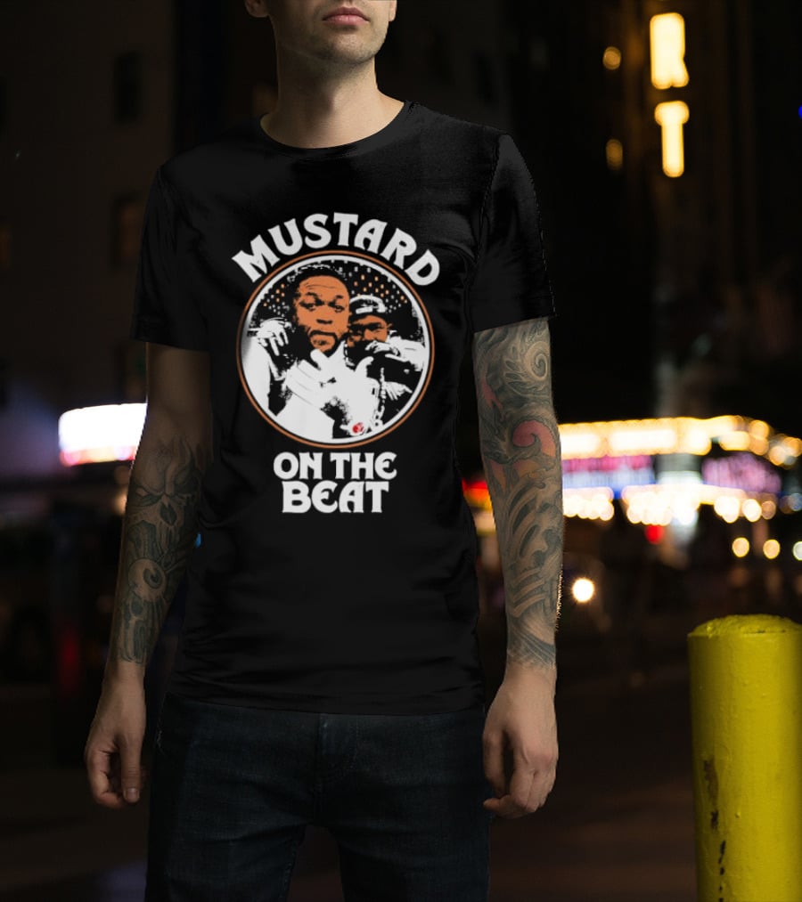 Mustard On The Beat DJ Mustard Circle Design T-Shirt
