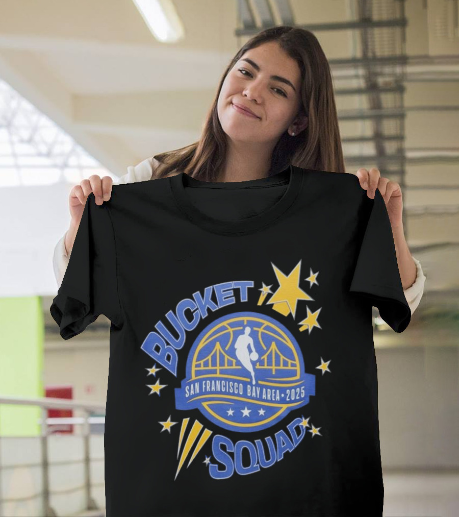 NBA All-Star 2025 Bucket Squad San Francisco Bay Area T-Shirt