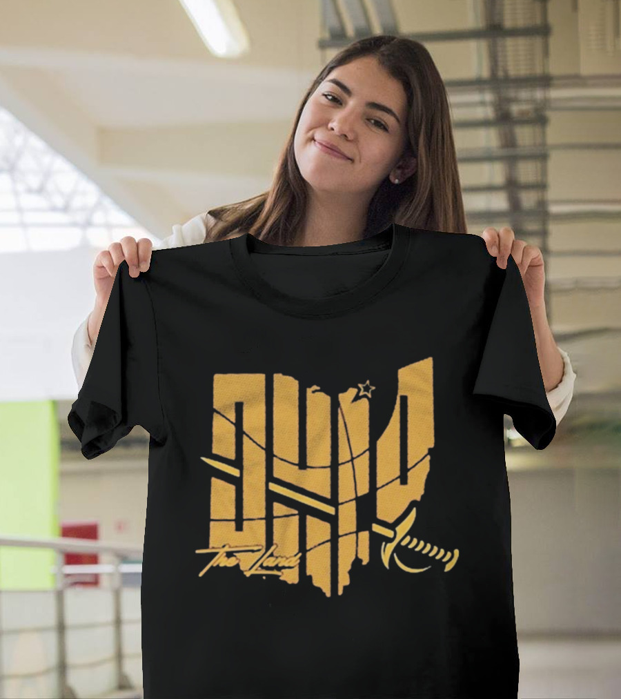 Ohio Cleveland The Land 2025 Basketball Star T-Shirt
