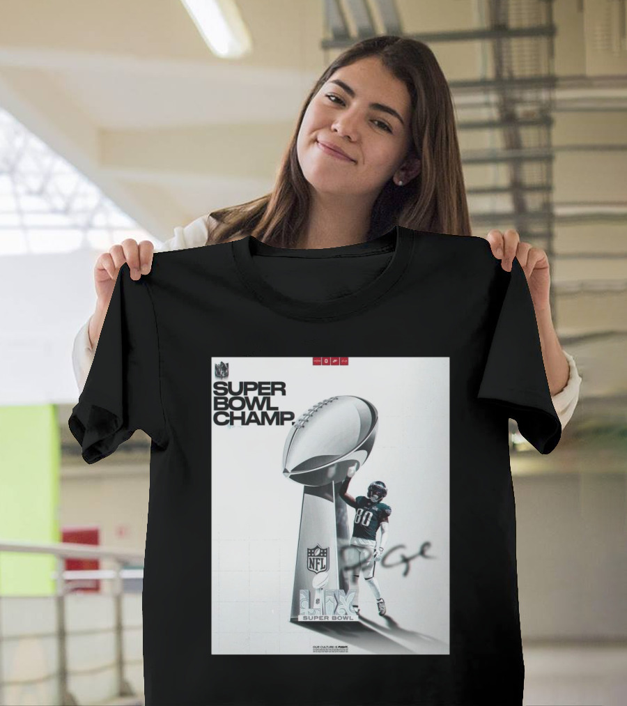Ohio State Football Super Bowl Champ LVI NFL Player 80 Signature T-Shirt