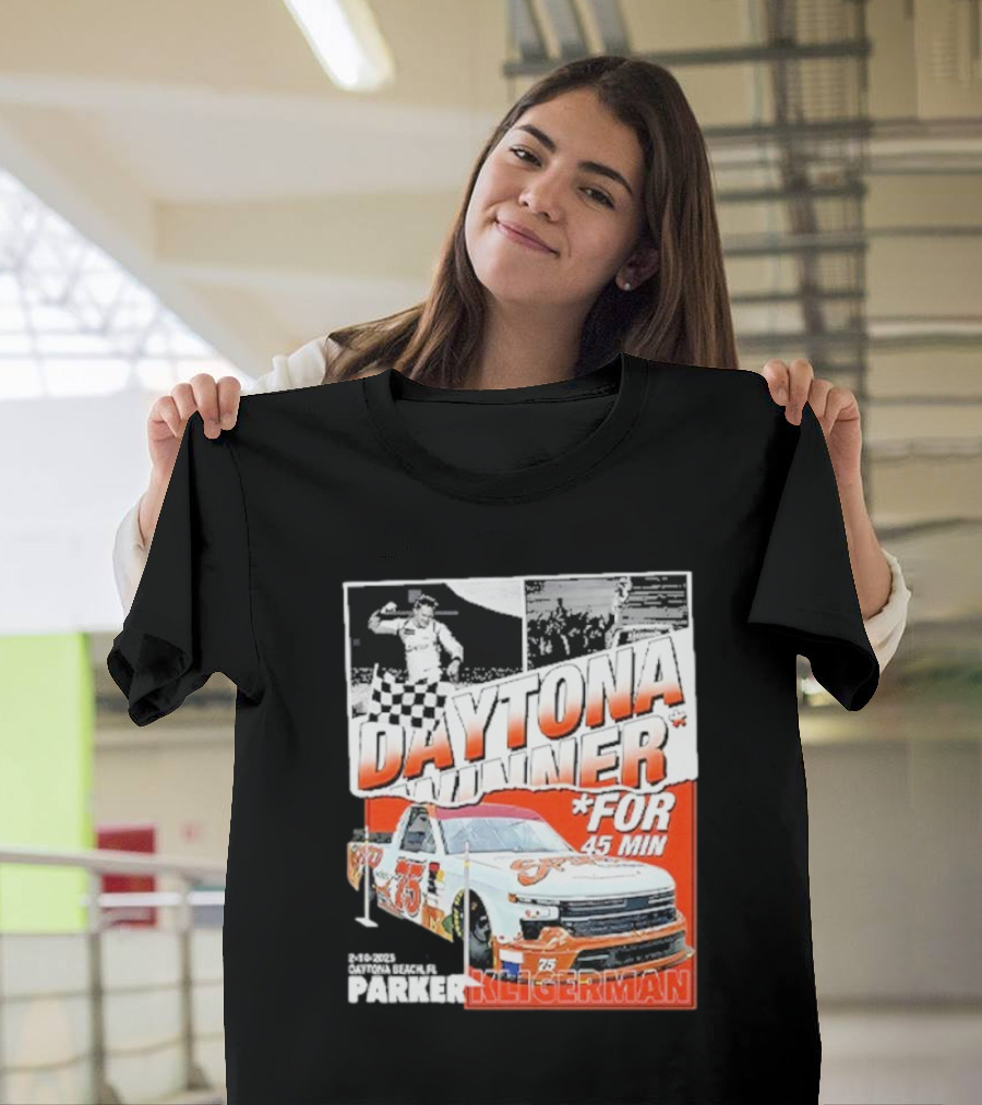 Parker Kligerman Daytona Winner 45 Min Celebration NASCAR Race Car 75 T-Shirt