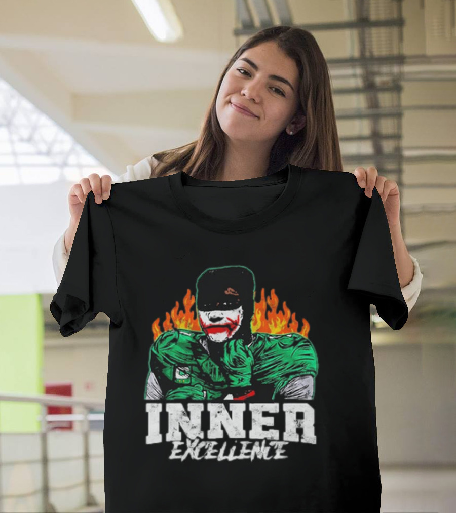 Philadelphia Eagles Inner Excellence Joker-Inspired Football Warrior T-Shirt