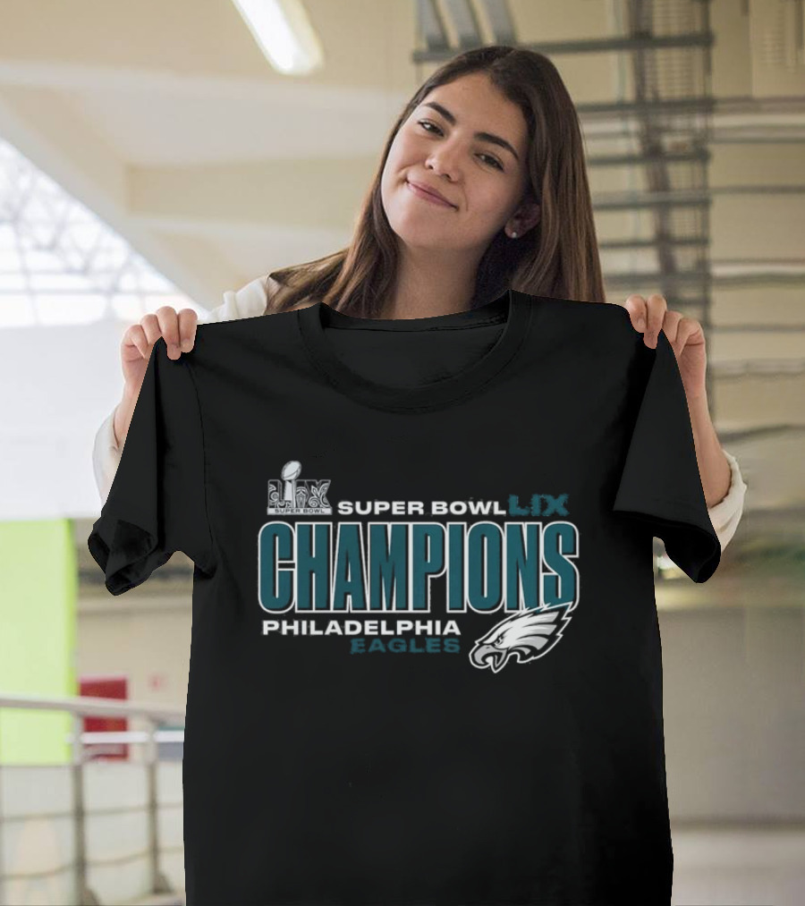 Philadelphia Eagles Super Bowl LIX Champions Fanatics Under The Lights Big & Tall T-Shirt