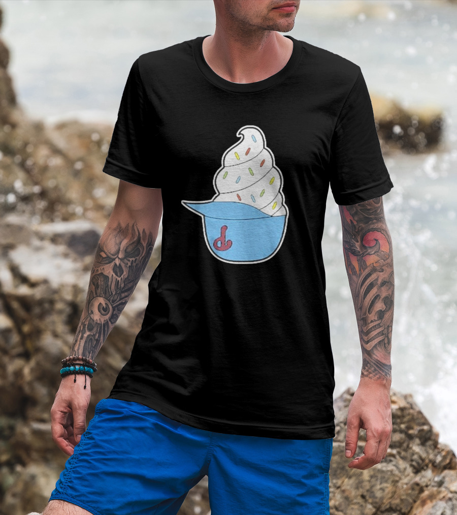 Philadelphia Phillies Ice Cream Helmet With Sprinkles T-Shirt