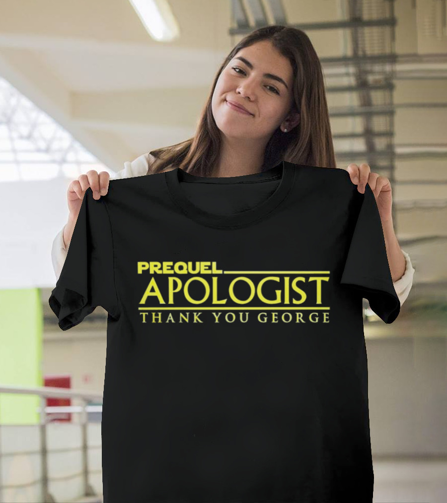 Prequel Apologist Thank You George Star Saga Tribute Fan Apparel T-Shirt