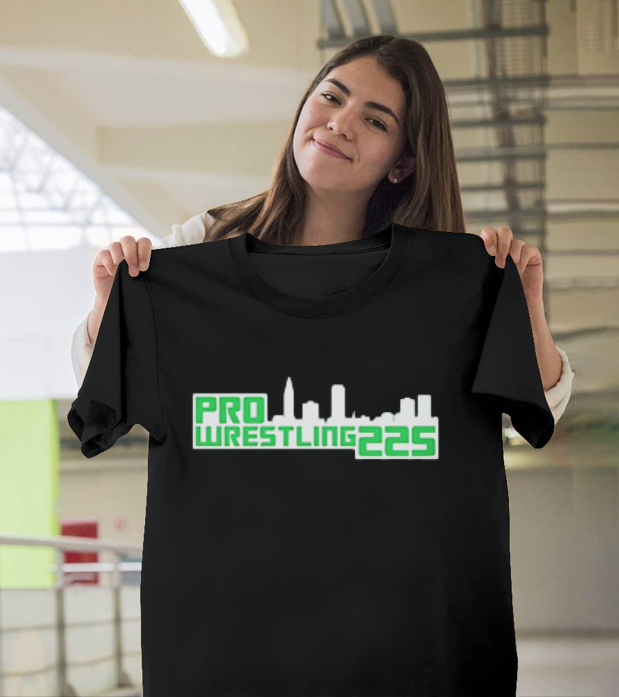 Pro Wrestling 225 Skyline Design T-Shirt
