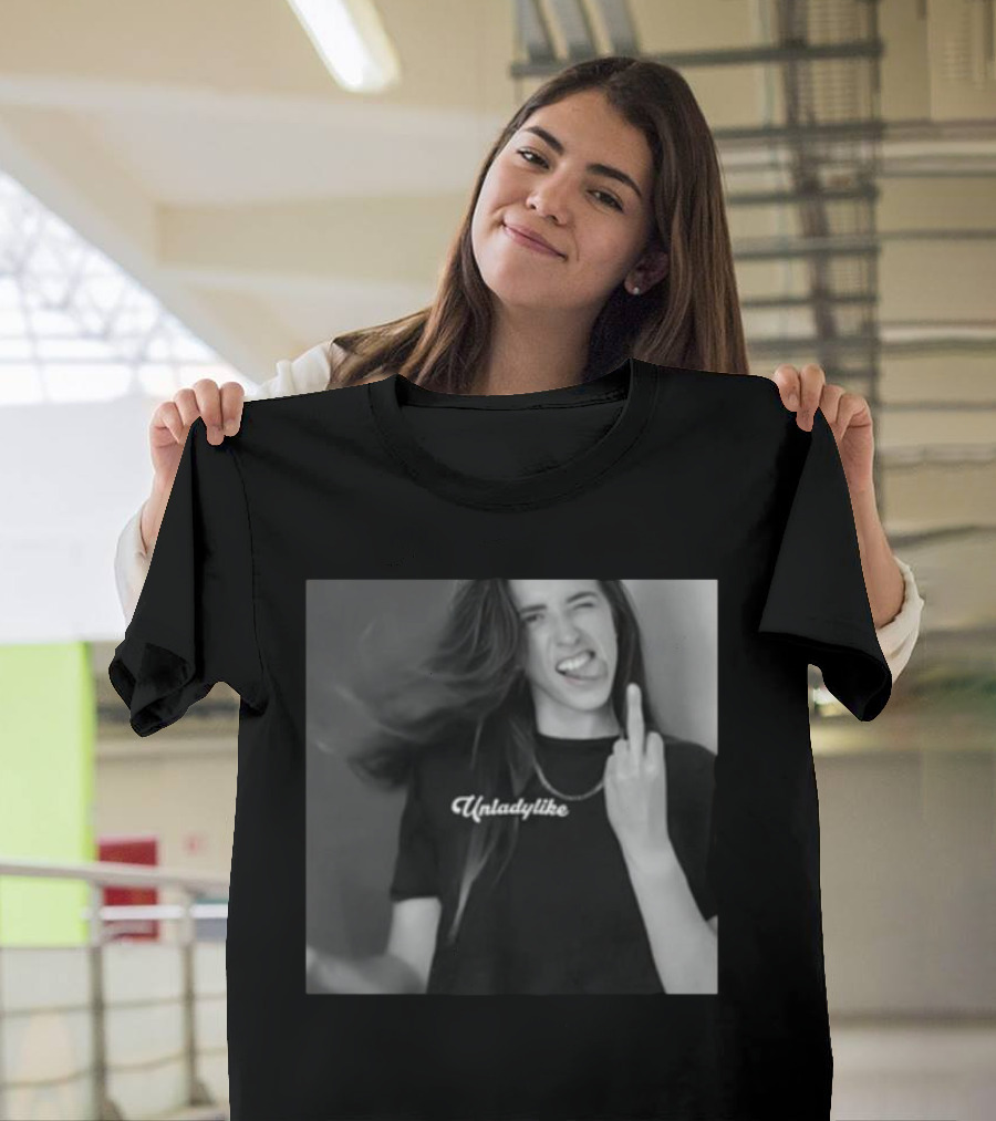 Rachel Ballinger Unladylike Middle Finger Gesture X-Rated T-Shirt