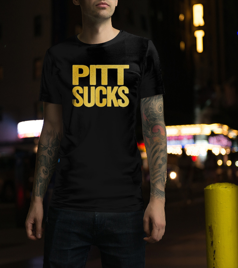 West Virginia Mountaineers Pitt Sucks T-Shirt