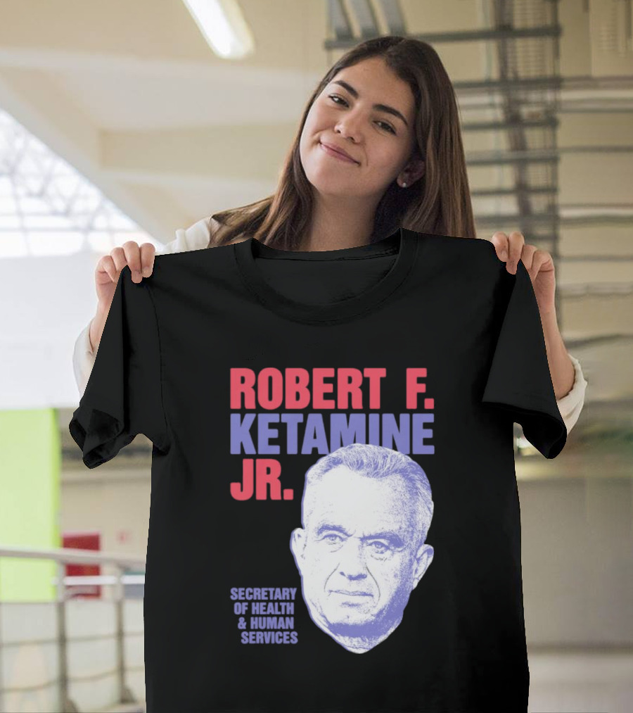 Robert F. Ketamine Jr. Secretary of Health and Human Services Retro Portrait T-Shirt